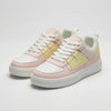 Färg-block Lav-Top Snörning Sneakers