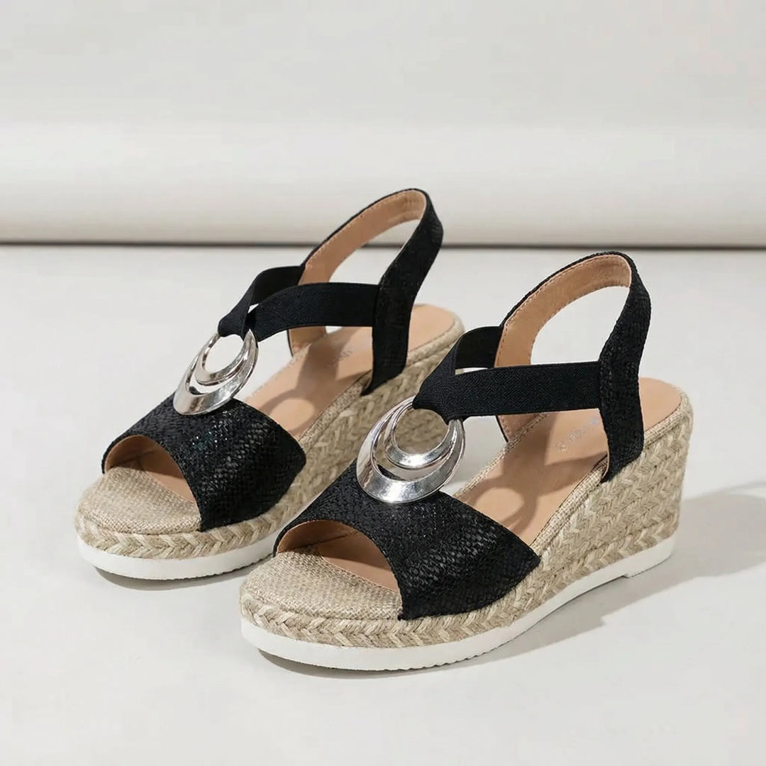 Breezella - Open-Toe Wedge Platform Sandal