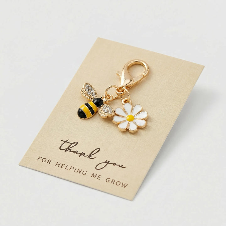 Buzzgift - Bee And Daisy Clip-On Charm Set