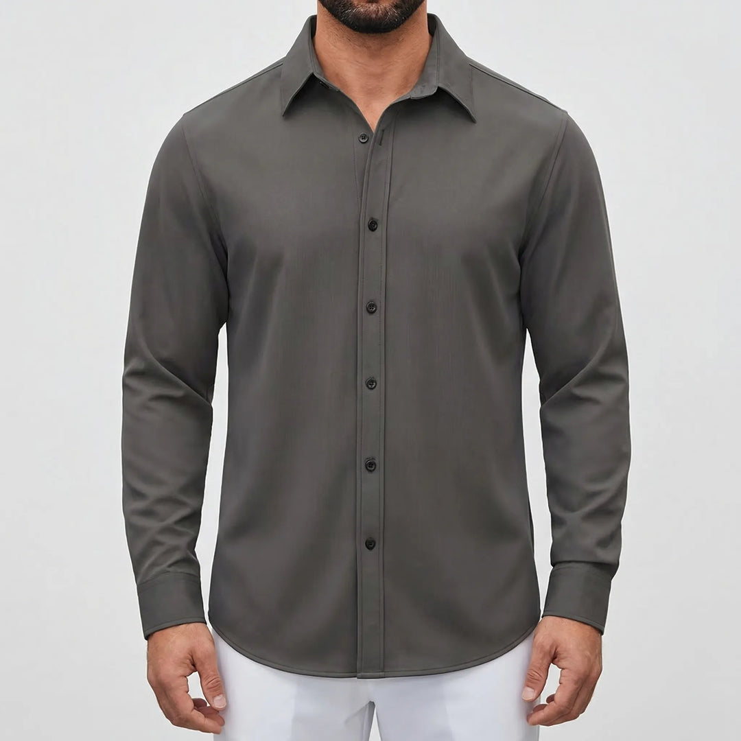 Calvrex - Long Sleeve Casual Button-Down Shirt