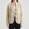 Slim-Fit Knapp-Fram Cardigan för Kvinnor