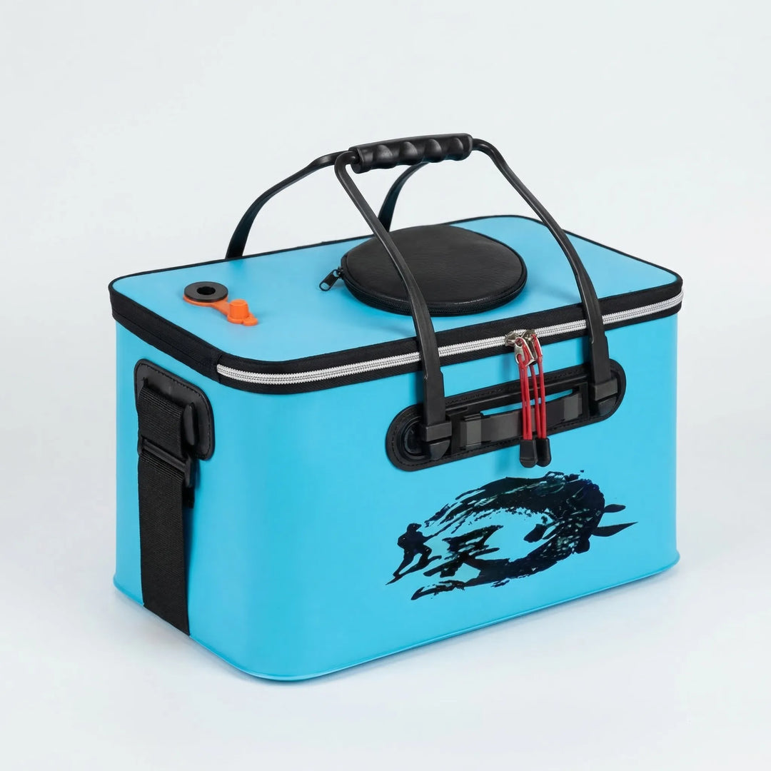 Catchwell - Foldable Live Fish Storage Bucket