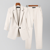 Kvinnors formella kostymset med blazer och byxor