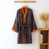 Lättviktig Mäns Bomull Kimono Morgonrock