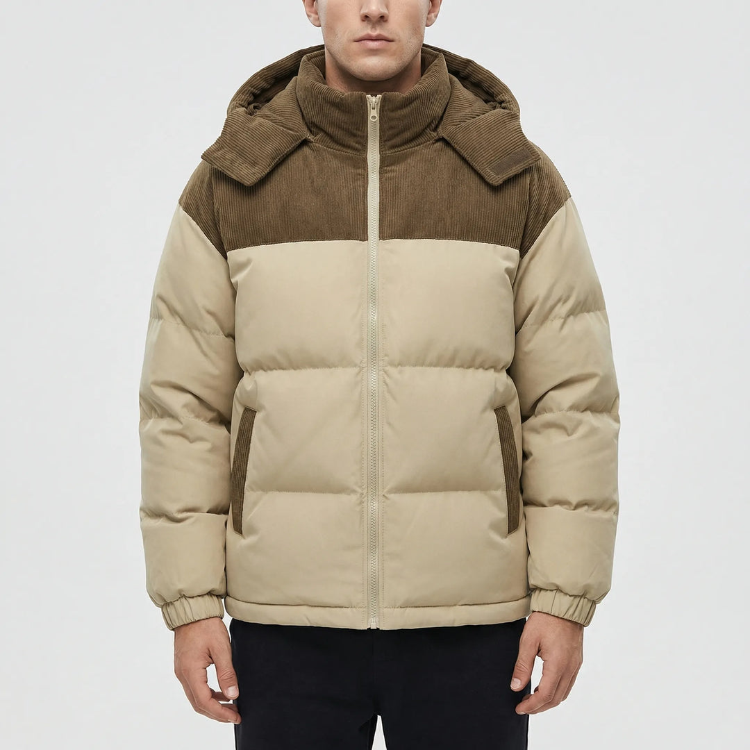 Colvern - Hooded Insulated Men's Puffer Jacket