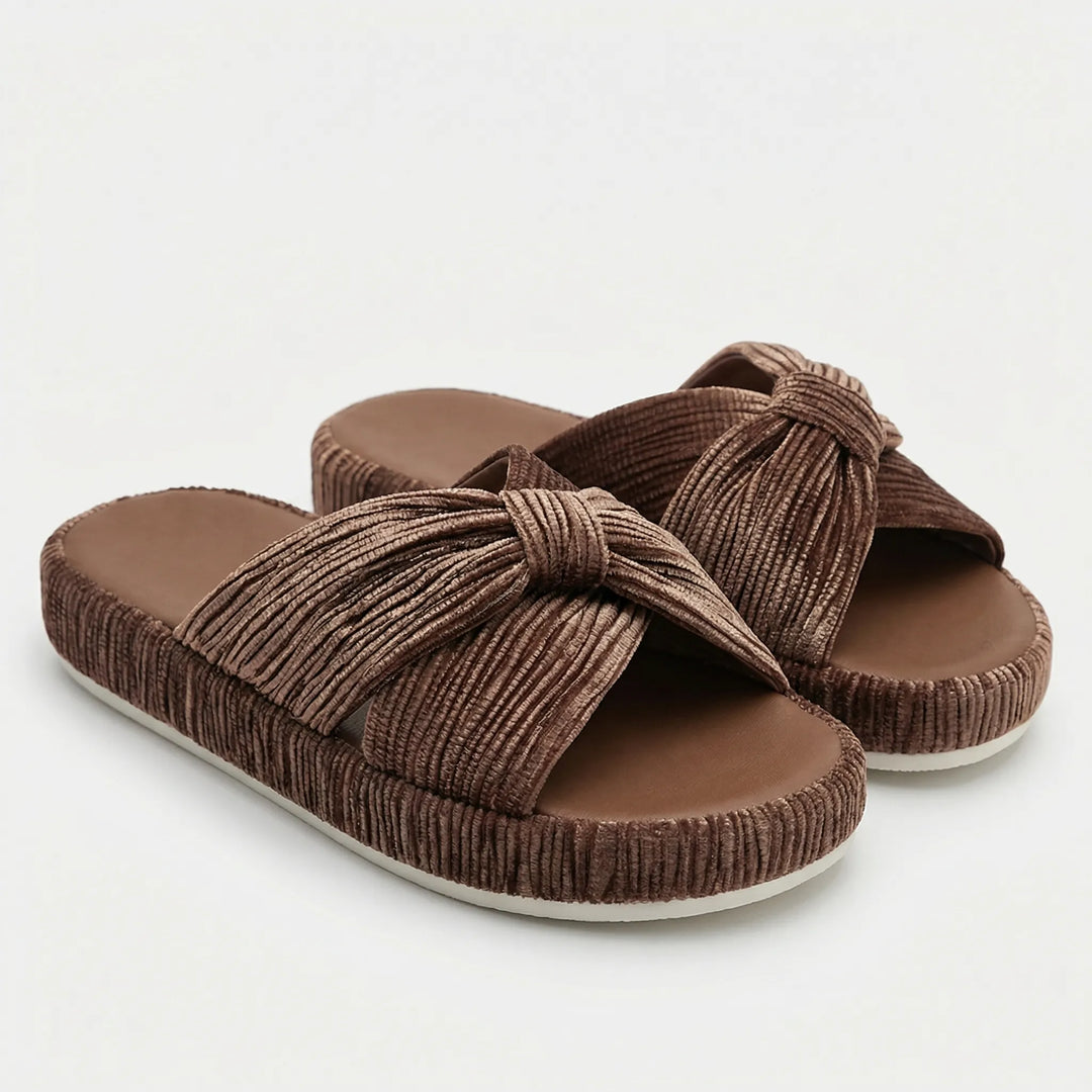 Cozorra - Crossband Slip-On Indoor Slipper