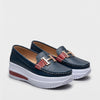 Slip-On Plattform Loafer För Kvinnor