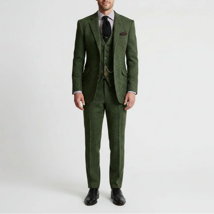 Dapsworth - Three-Piece Single-Breasted Formal Suit Set