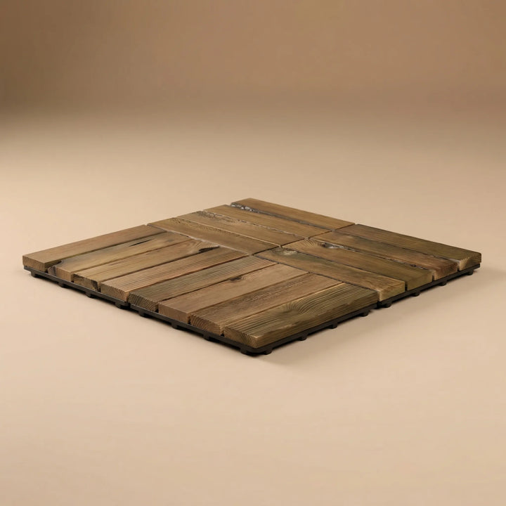 Deckora - Interlocking Outdoor Wood Floor Tile