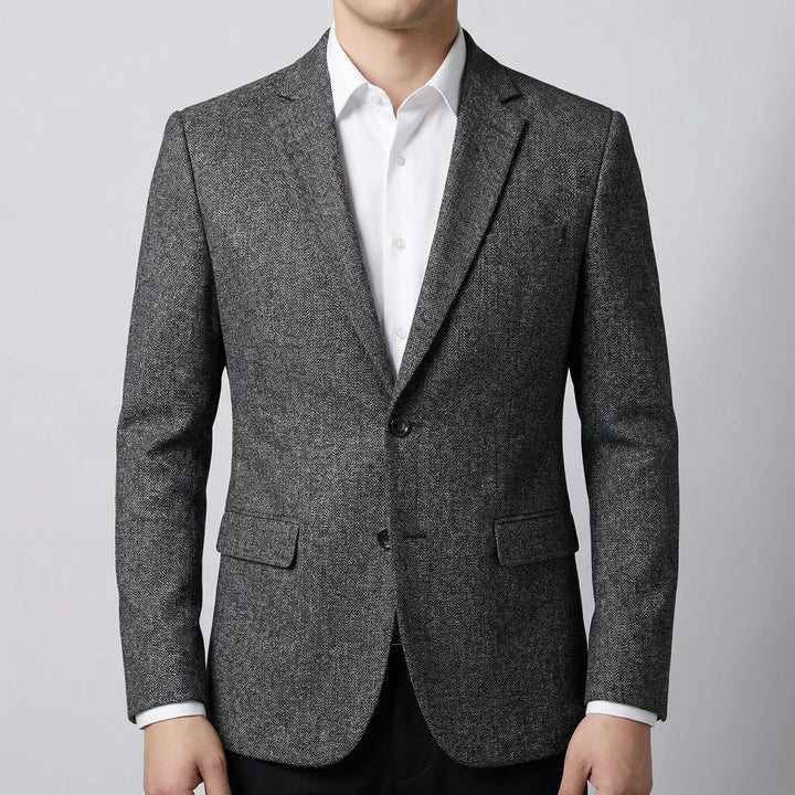 Dressoro - Single-Breasted Notch Lapel Blazer