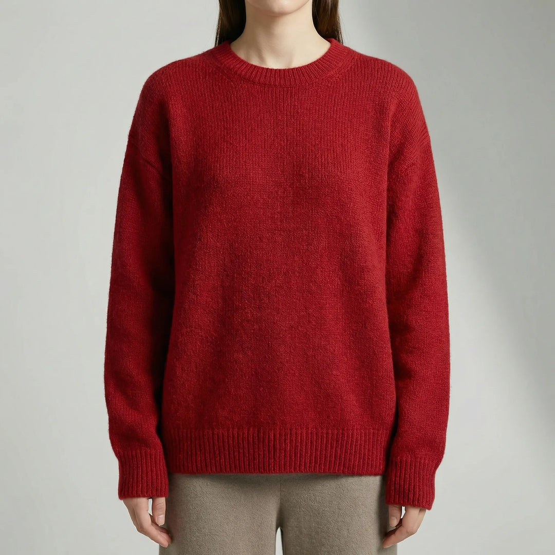 Driftknit - Oversized Crew Neck Pullover Sweater