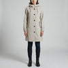 Huvtröja Regn Trench Coat Knä-Längd