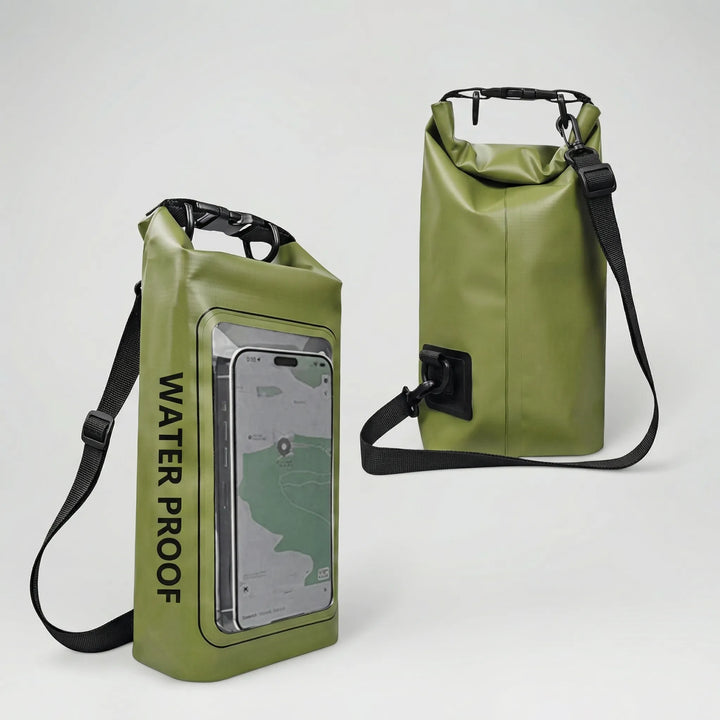 Dryventure - Waterproof Roll-Top Dry Bag With Phone Window