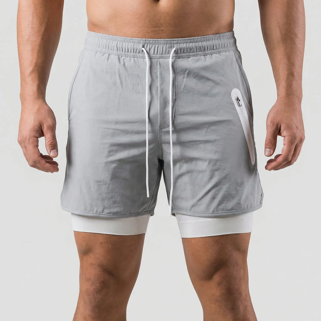 Dualstride - 2-In-1 Compression Training Shorts