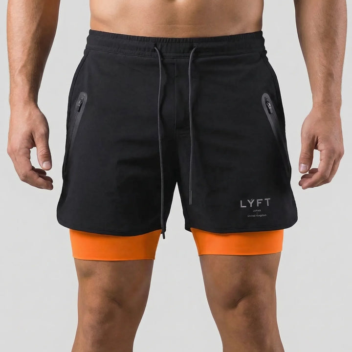 Dualstride - 2-In-1 Compression Training Shorts