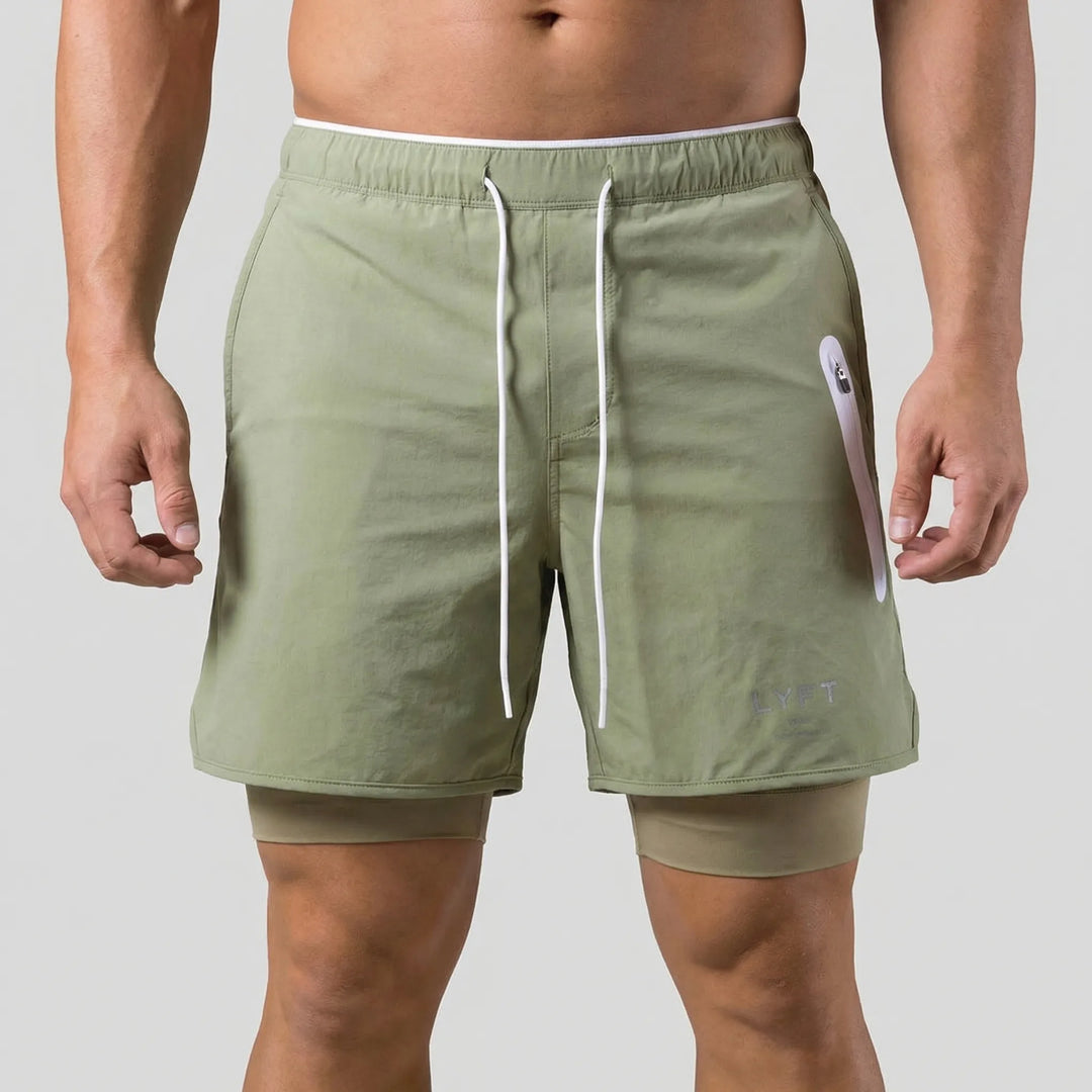 Dualstride - 2-In-1 Compression Training Shorts