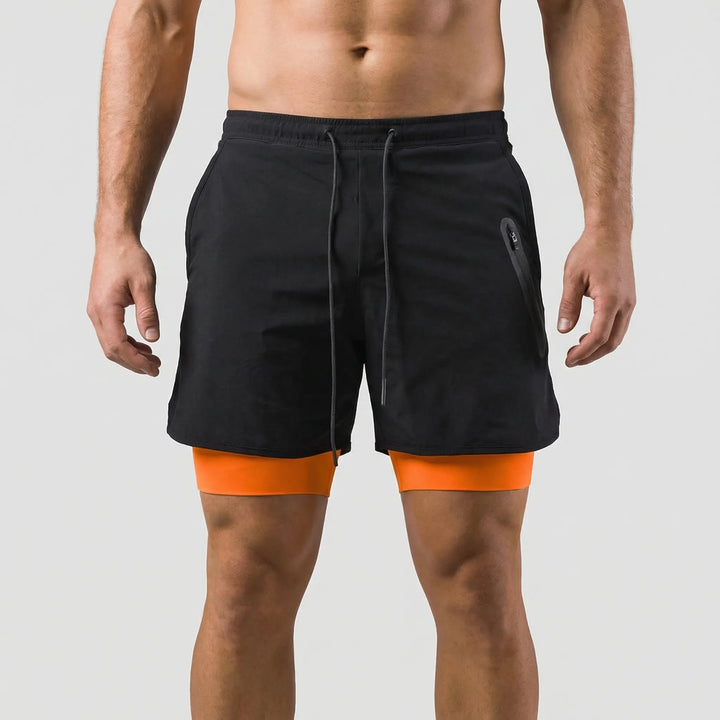 Dualstride - 2-In-1 Compression Training Shorts