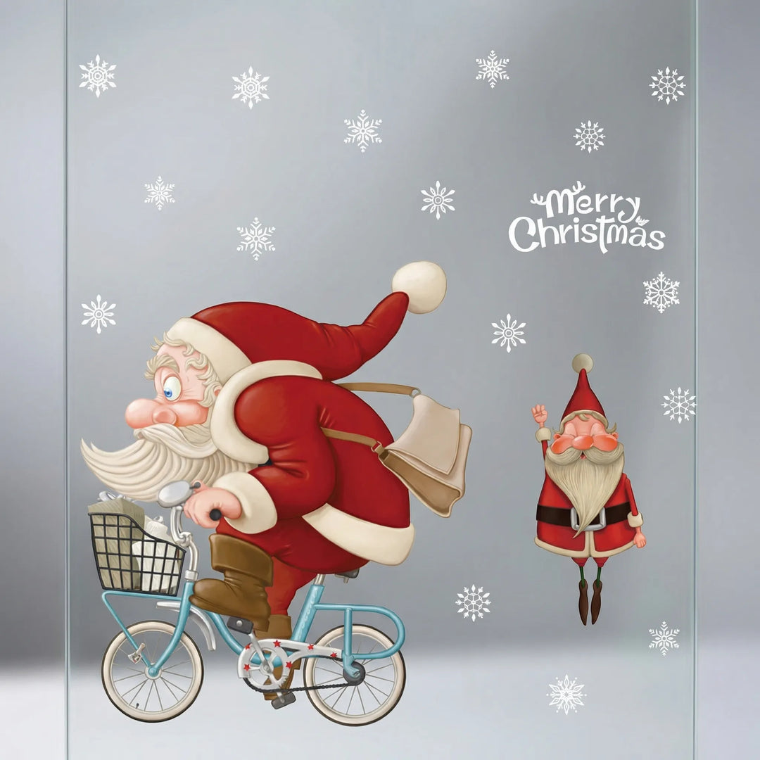 Festivelle - Reusable Festive Window Cling Set