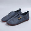 Flatrelle - Platt rundtåig slip-on loafers för kvinnor