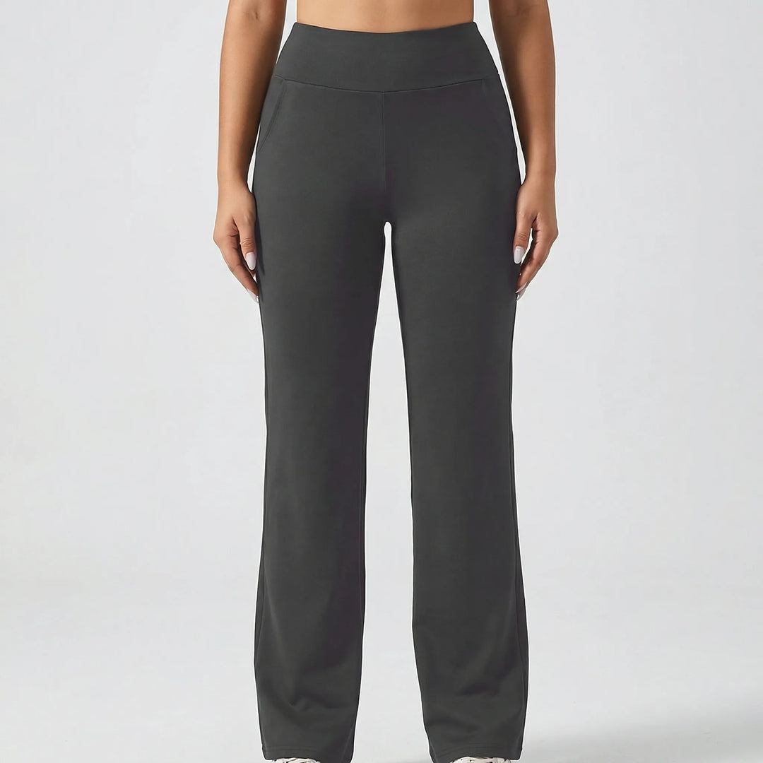 Flavorex - High-Waist Flared Activewear Pants