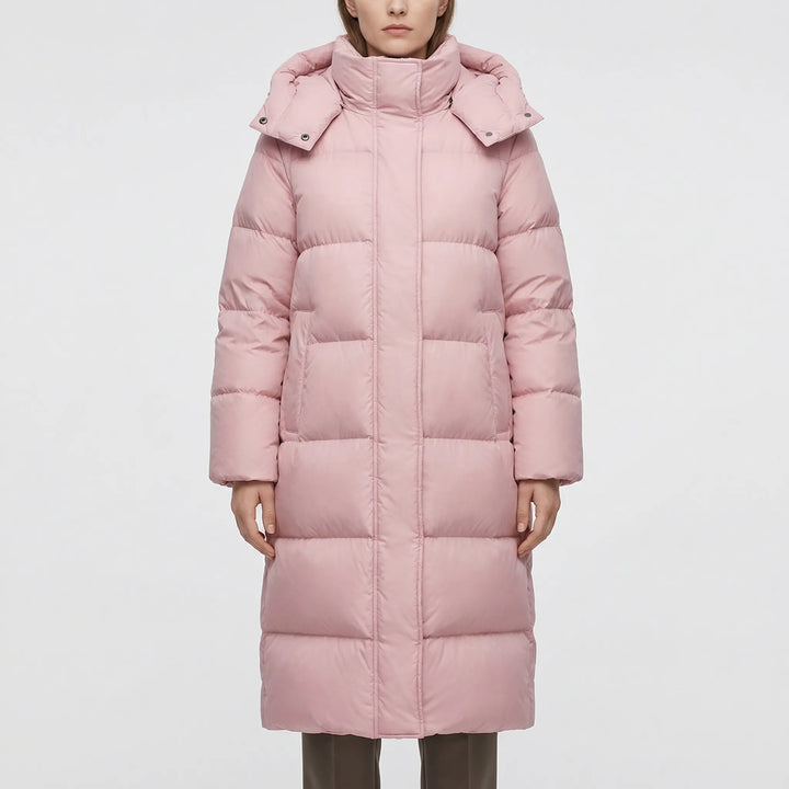 Frostella - Hooded Long Puffer Jacket For Women