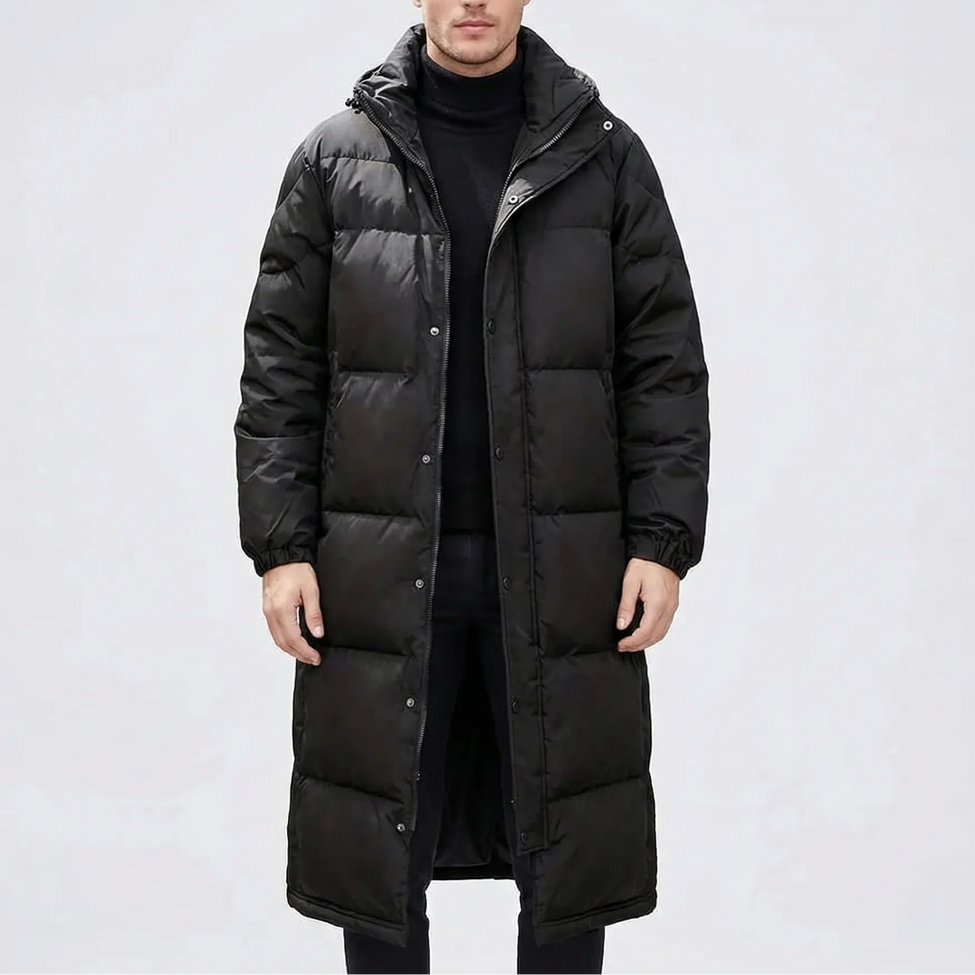 Frostlonge - Long Padded Hooded Winter Jacket
