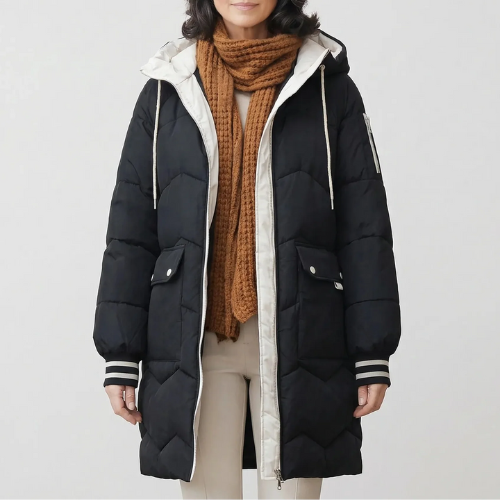 Frostova - Insulated Hooded Long Parka Coat