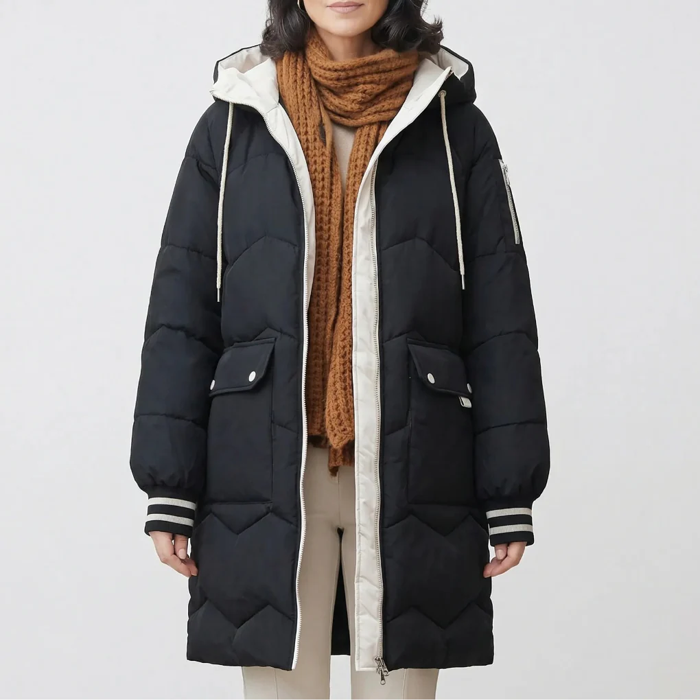 Frostova - Insulated Hooded Long Parka Coat