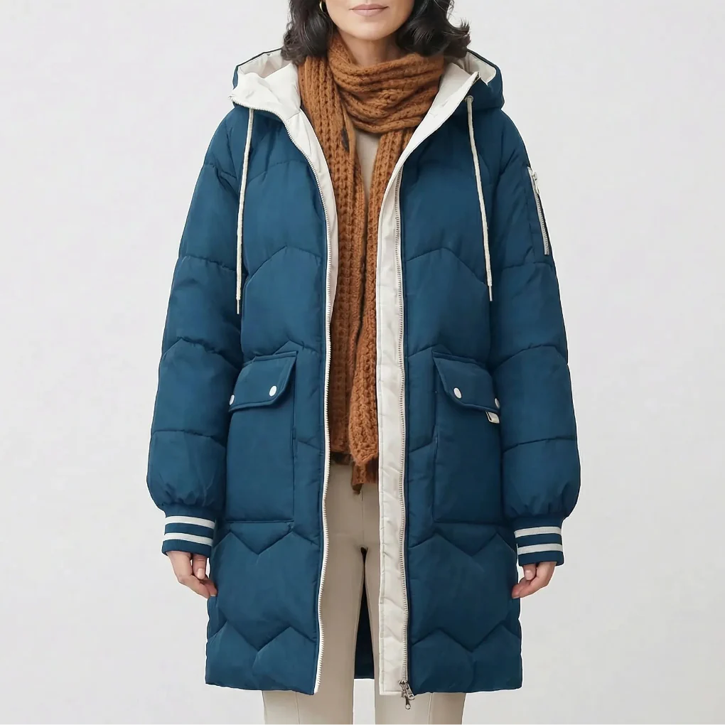 Frostova - Insulated Hooded Long Parka Coat
