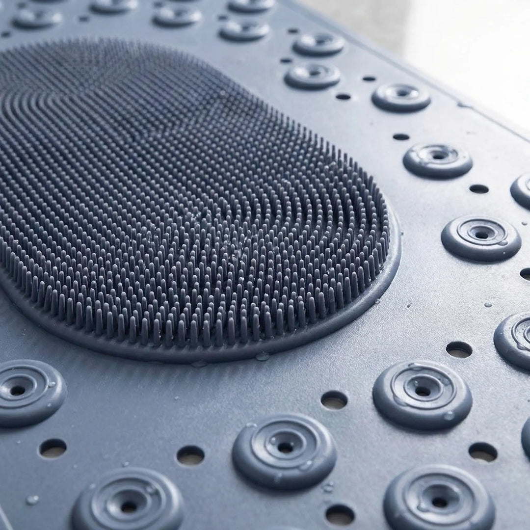 Grippex - Non-Slip Shower Mat With Foot Scrubber