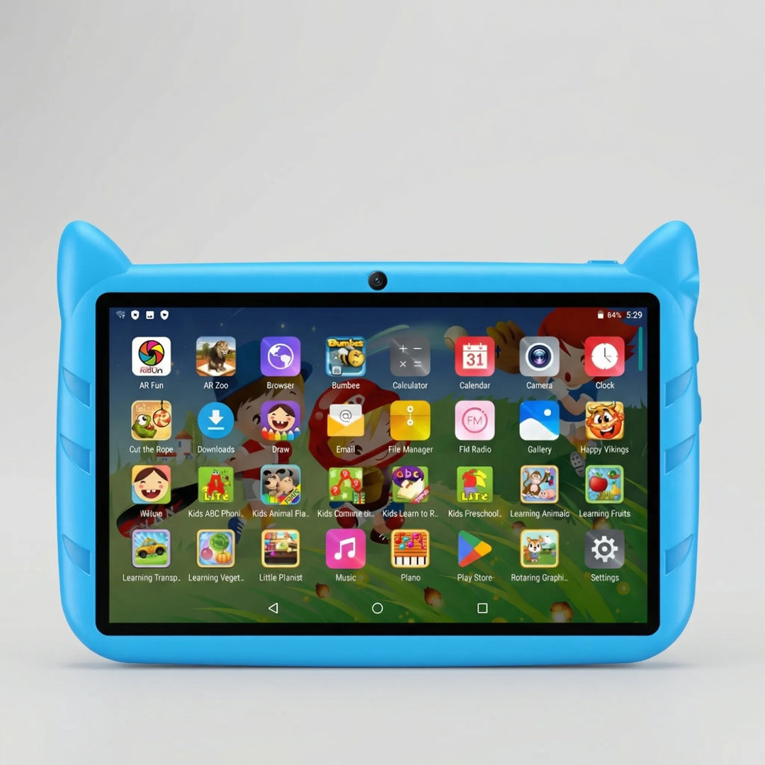 Kidtably - Compact 7-Inch Kids Tablet With Bumper Case