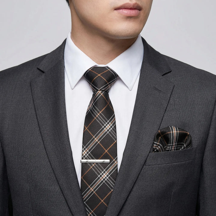 Luxavio - 4-Piece Woven Necktie Gift Set