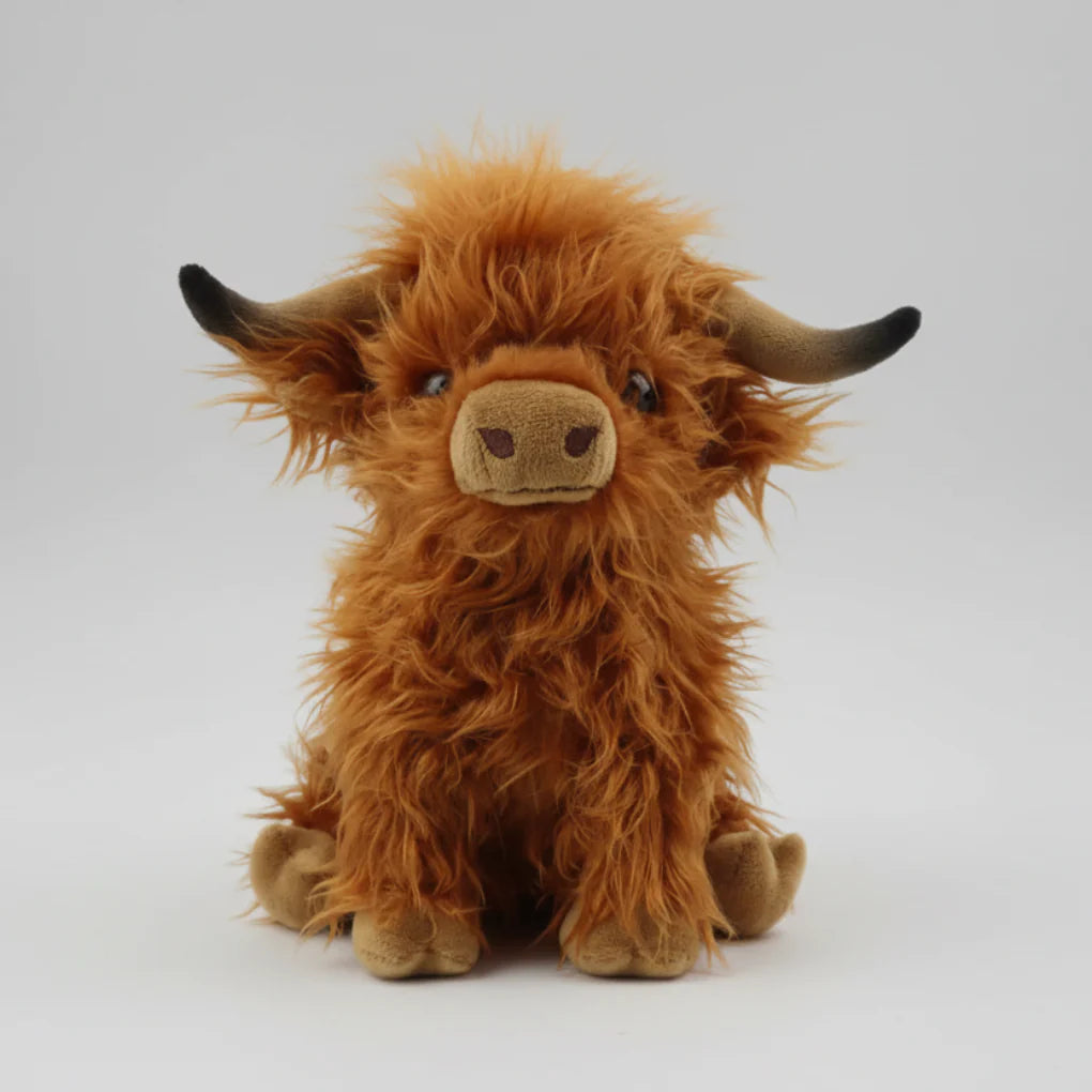 Moovlyn - Shaggy Highland Cow Stuffed Animal