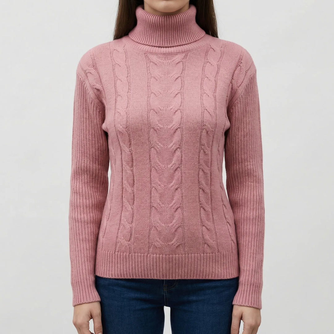 Norrvik - Relaxed-Fit Cable-Knit Turtleneck Sweater