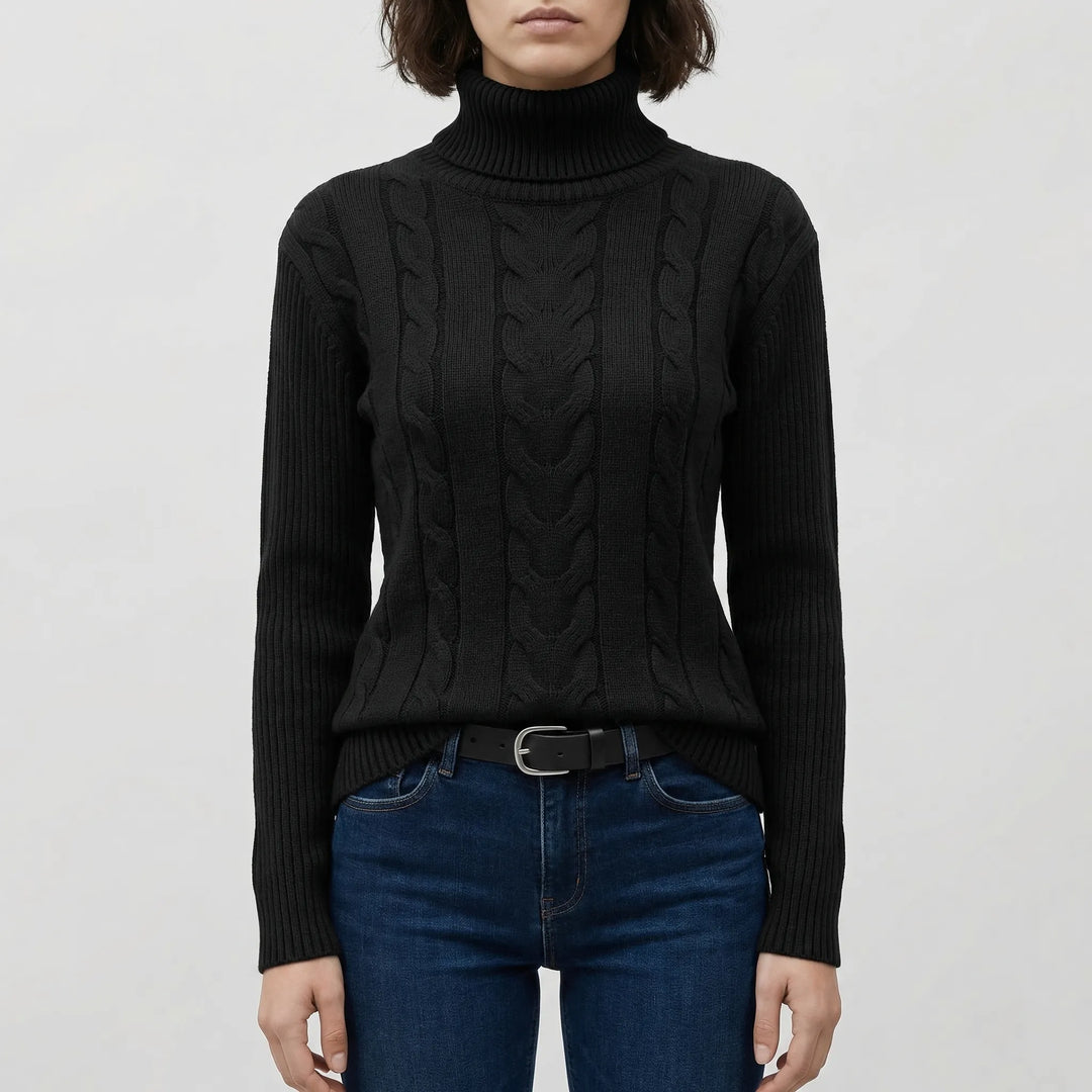 Norrvik - Relaxed-Fit Cable-Knit Turtleneck Sweater