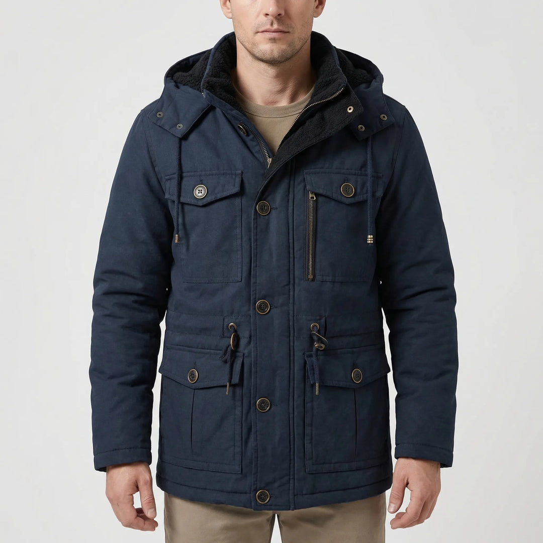 Norvik - Hooded Full-Zip Men's Winter Jacket
