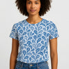 Kortärmad tryckt crew neck t-shirt
