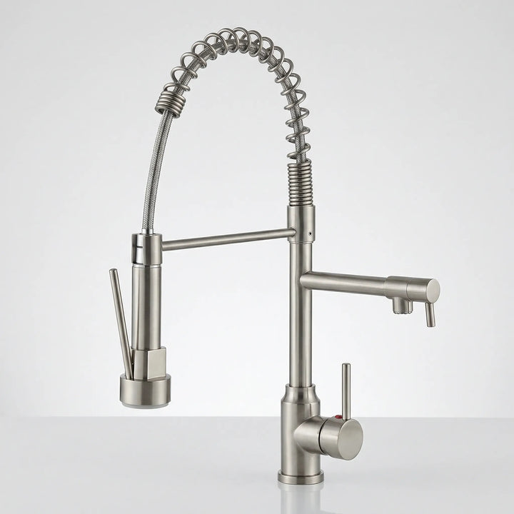 Pivotix - 360-Degree Swivel Spring Pull-Down Faucet