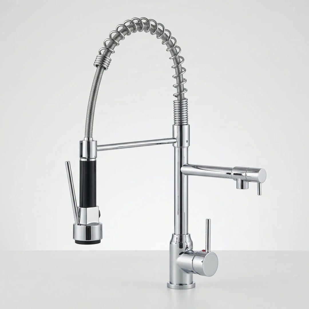 Pivotix - 360-Degree Swivel Spring Pull-Down Faucet