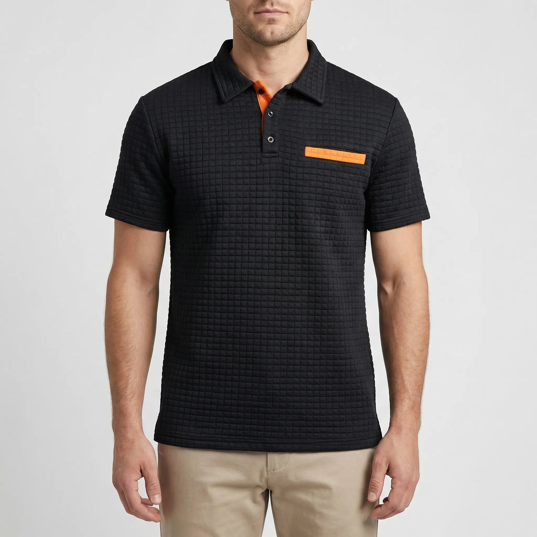 Poluxe - Slim-Fit Short-Sleeve Polo Shirt