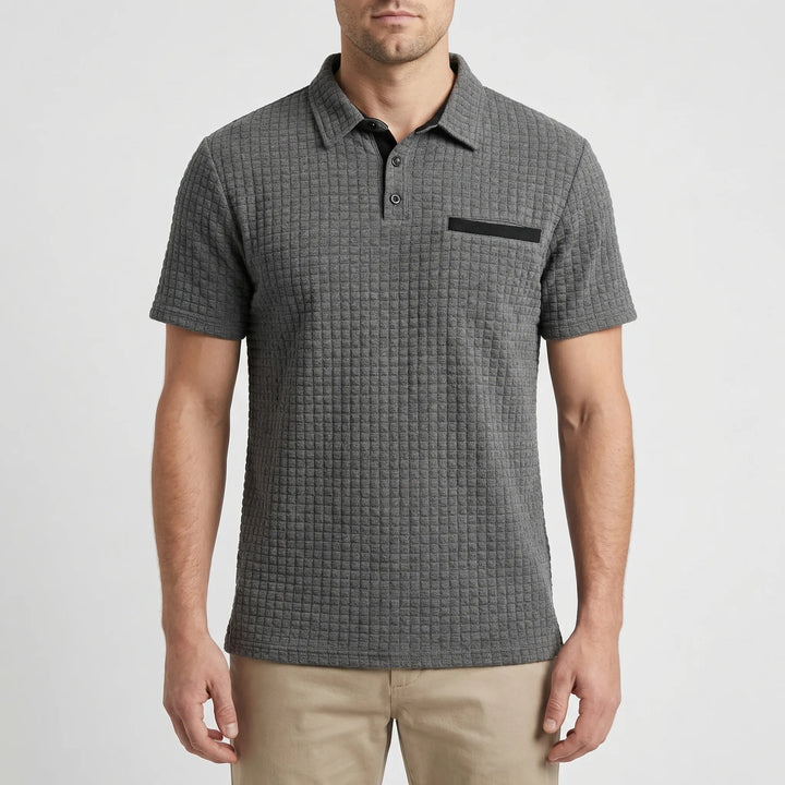 Poluxe - Slim-Fit Short-Sleeve Polo Shirt
