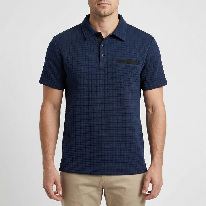 Poluxe - Slim-Fit Short-Sleeve Polo Shirt