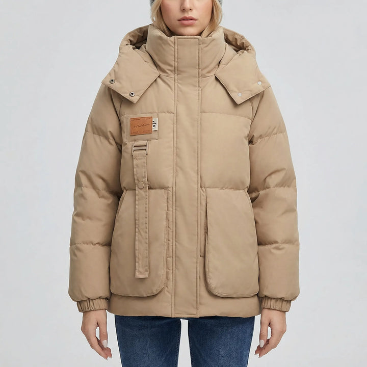 Puffara - Quilted Hooded Puffer Jacket Women