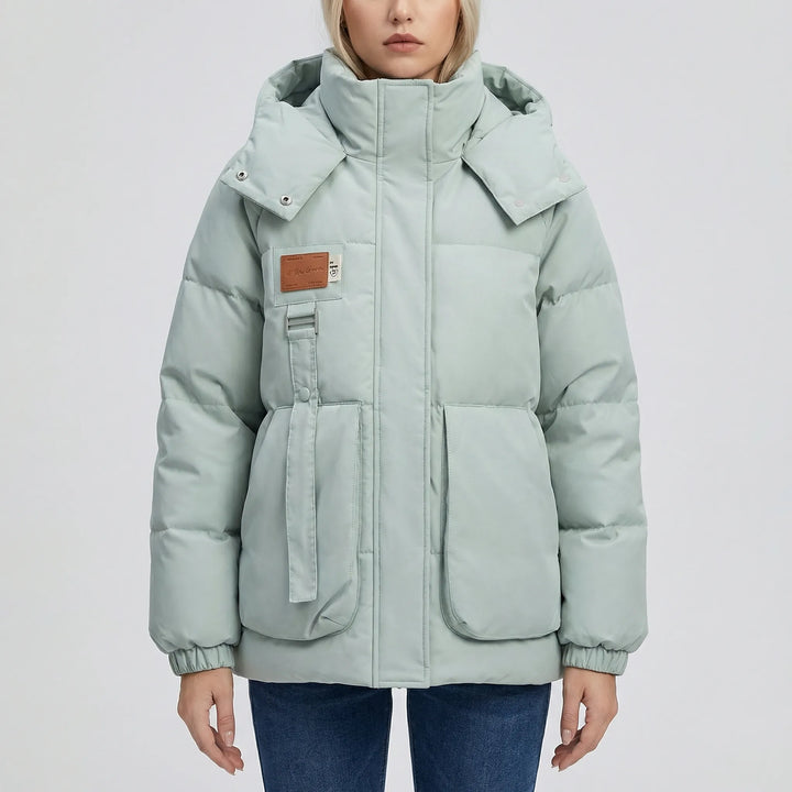 Puffara - Quilted Hooded Puffer Jacket Women