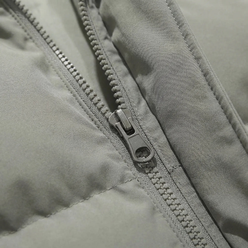 Puffora - Hooded Puffer Jacket With Full-Front Zipper