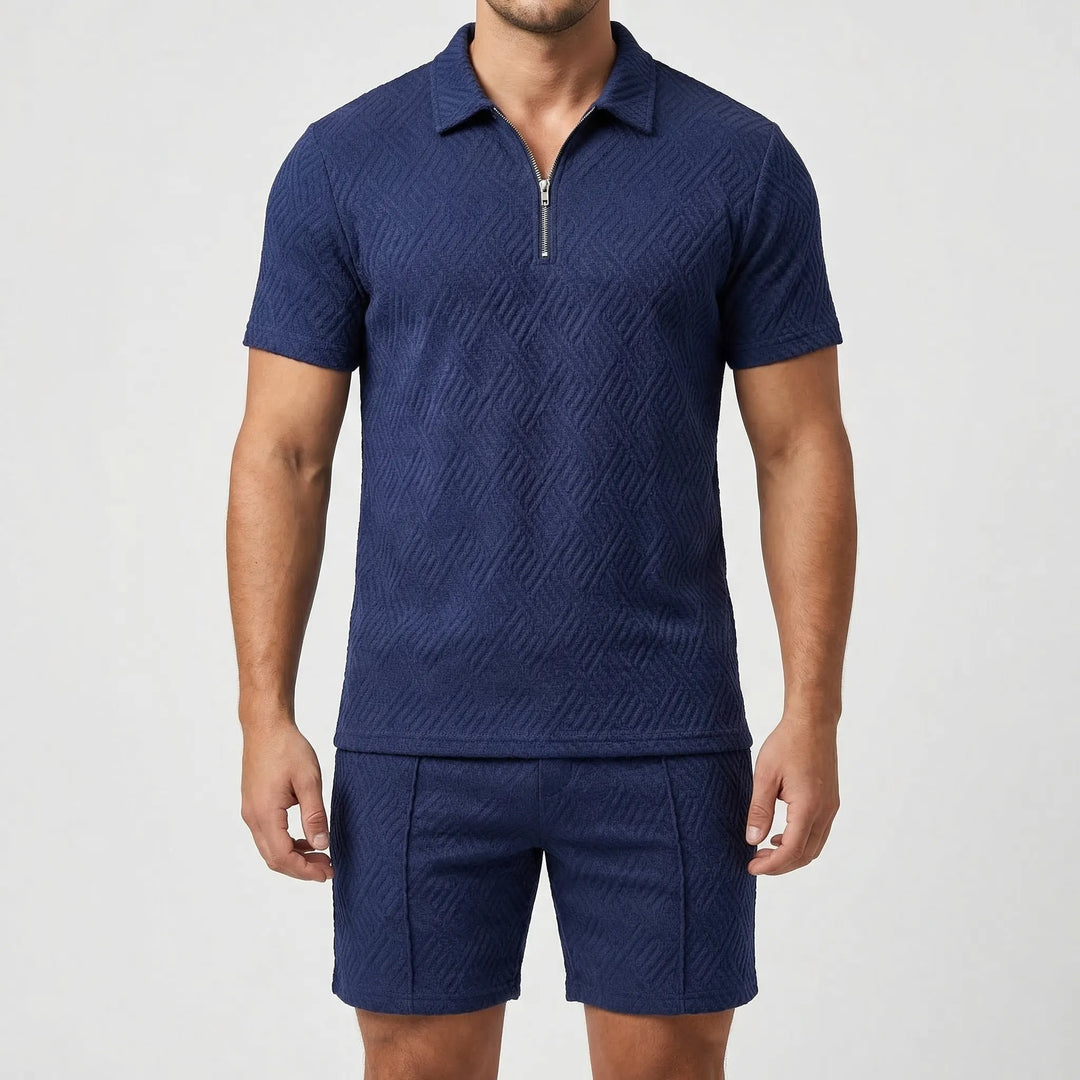 Rivelo - Matching Polo And Shorts Set