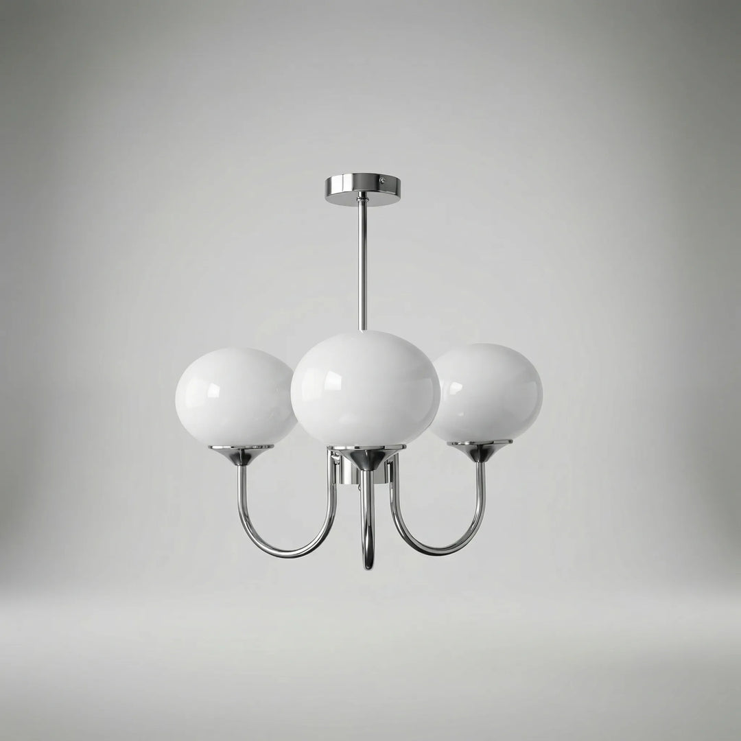 Rosaveil - Multi-Arm Globe Shade Ceiling Chandelier