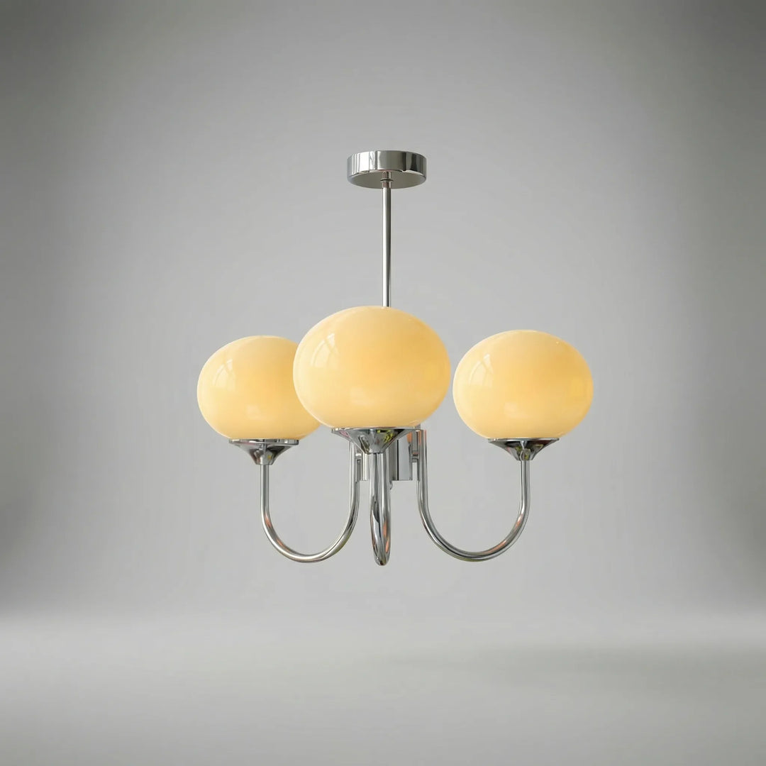 Rosaveil - Multi-Arm Globe Shade Ceiling Chandelier