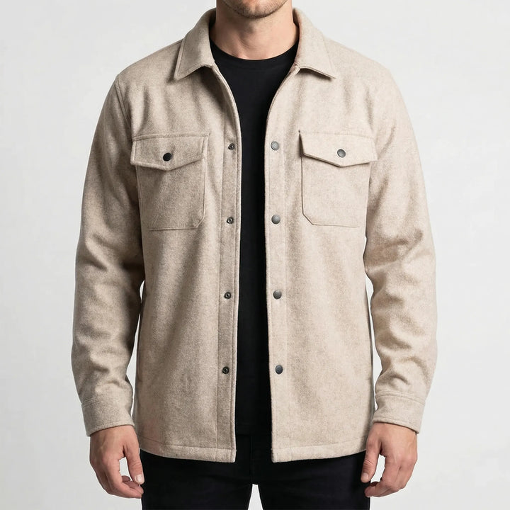 Shacktor - Classic Collar Shirt Jacket For Men
