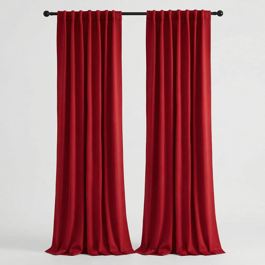 Shadorra - Thermal Blackout Rod Pocket Curtain Panels
